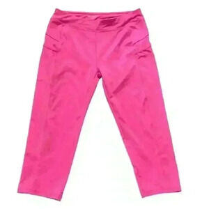JOE FRESH ACTIVE KIDS FUSCHIA Y2K  LEGGINGS SIZE XL